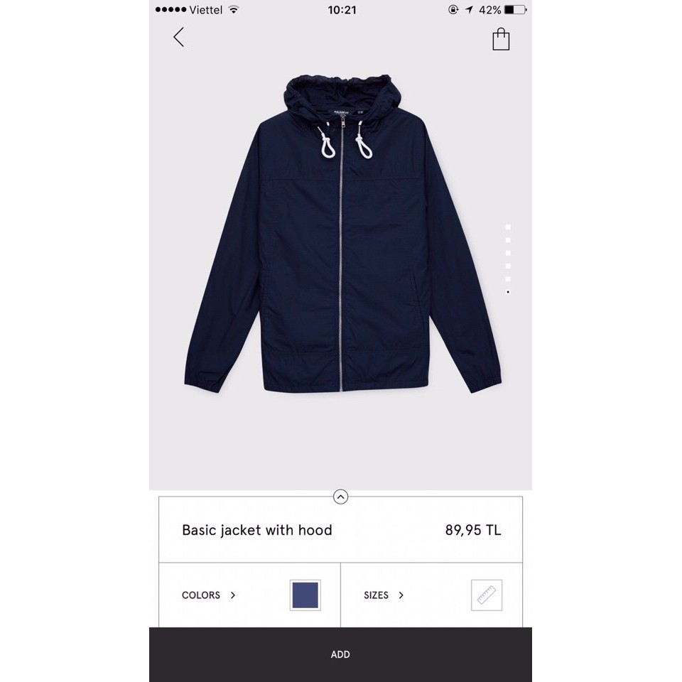 [Thanh lý] Áo gió chống nước P&B size S,M | BigBuy360 - bigbuy360.vn