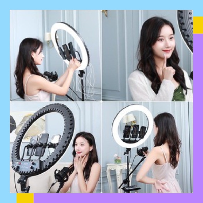 Đèn Livestream Cao Cấp, Hỗ Trợ Bán Hàng, Chụp Hình Make Up, Trang Điểm