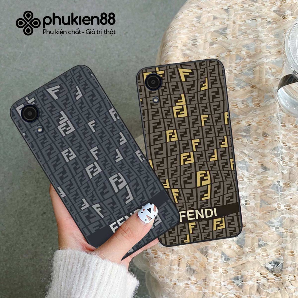 Ốp lưng điện thoại Samsung A03 Core fendy, búp bơ rì, kaws thời trang, vỏ ốp thời trang rẻ đẹp