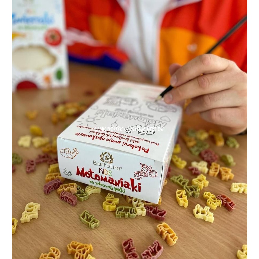 Nui Rau Củ Hữu Cơ Cho Bé Ăn Dặm Hình Động Cơ, Hình Con Vật Bartolini 250g