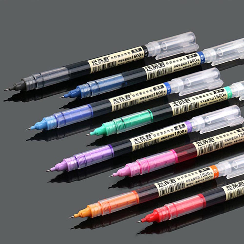 Bút bi mực nước ngòi 0.5mm nhiều màu tùy chọn