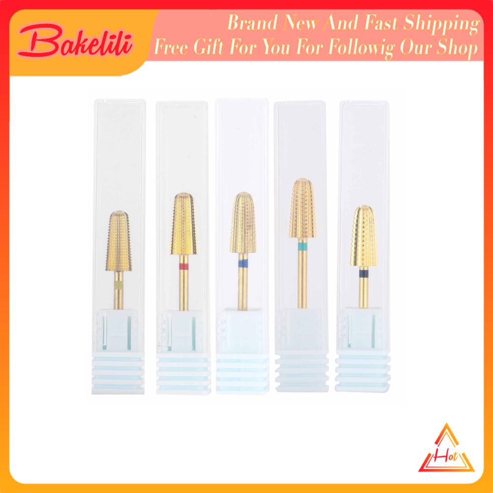 BITS (Hàng Mới Về) Đầu Mài Đánh Bóng Móng Tay 5 Trong 1 Bakelili