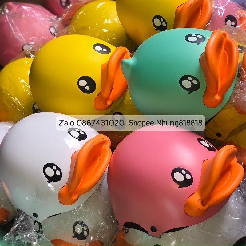 MŨ BẢO HIỂM TRẺ EM & NGƯỜI LỚN CON VỊT VÀNG B - DUCK NGỘ NGHĨNH DỄ THƯƠNG