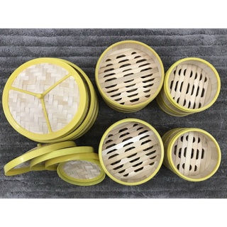 Xửng hấp dim sum tre