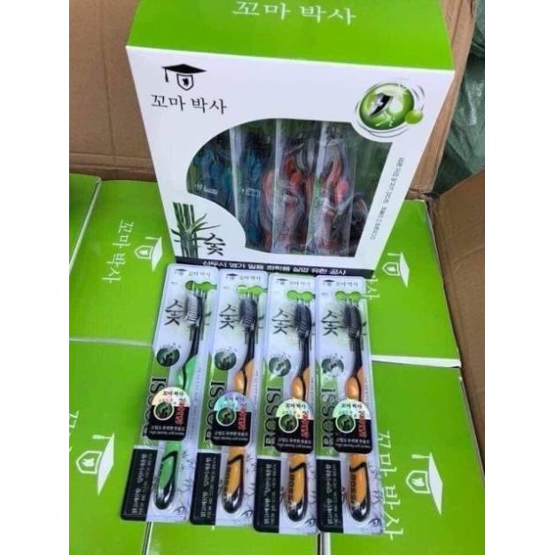Bàn chải đánh răng than Tre BOSSI 921 Cao cấp Hàn Quốc