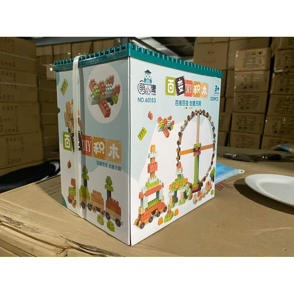 BỘ LEGO 520 CHI TIẾT(Quà 1/6 cho bé)