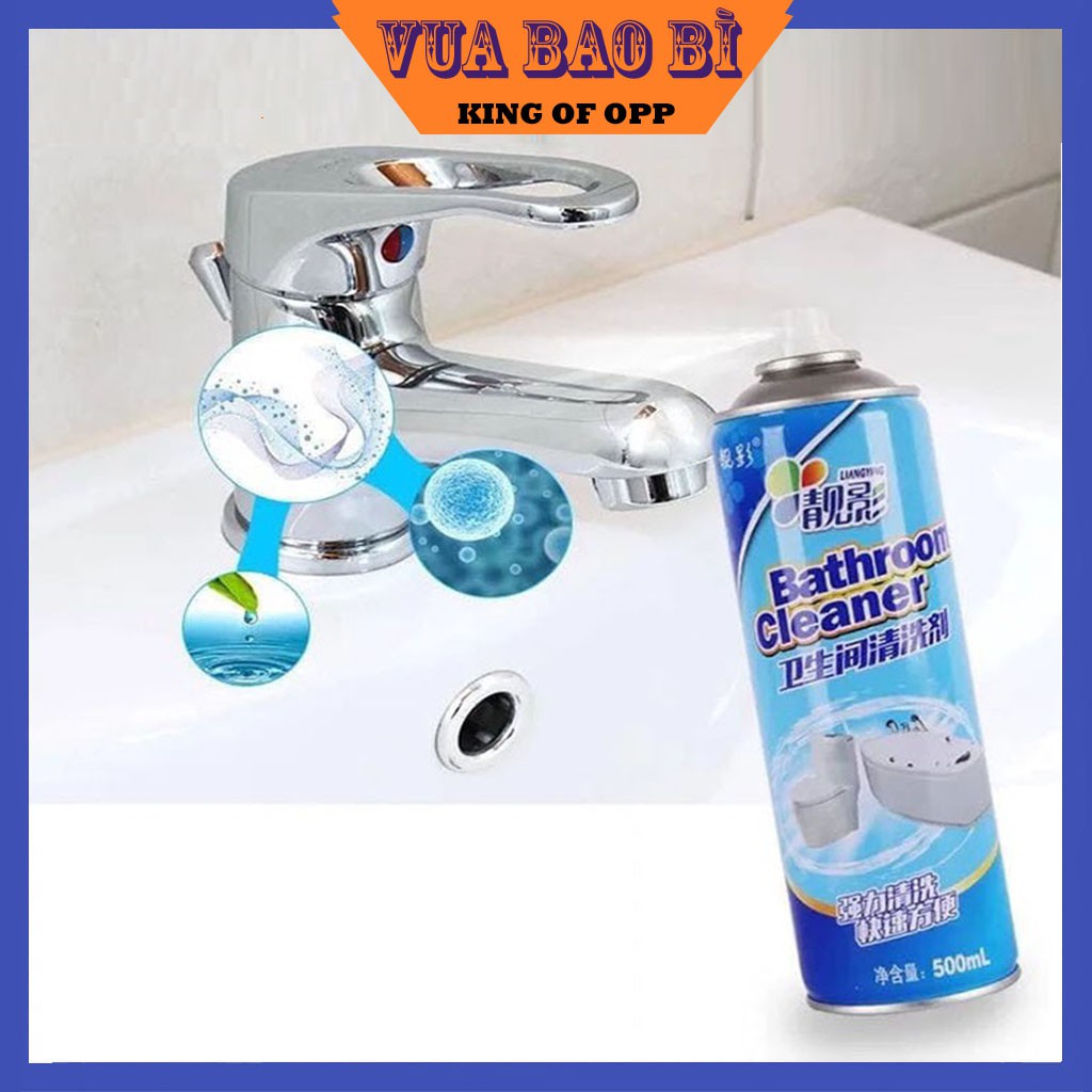 Chai xịt vệ sinh nhà bếp, phòng tắm bọt tuyết Bathroom Cleaner - VUA BAO BI