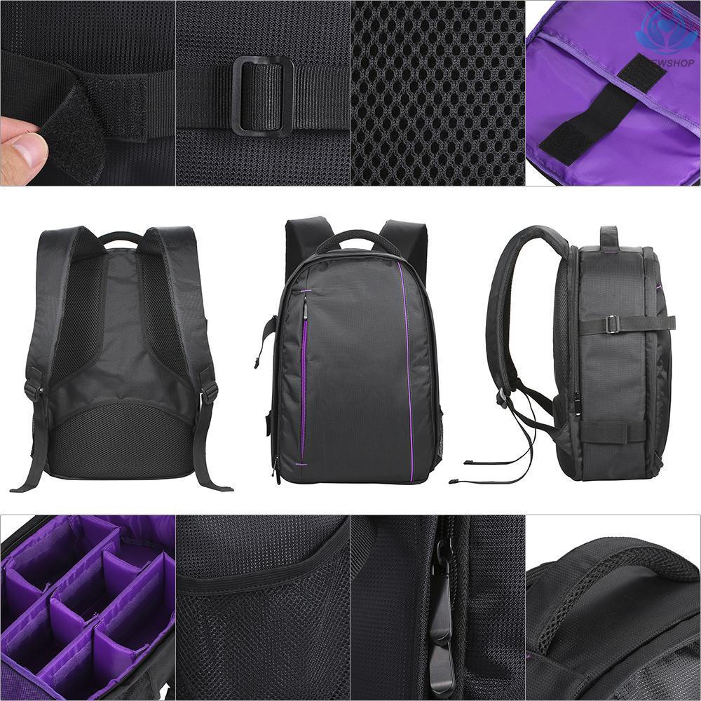 【enew】Outdoor Wear-resisting DSLR Digital Camera Video Backpack Water-resistant Multi-functional Breathable Photograph Camera Bags