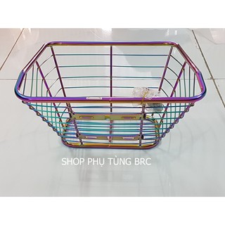 Rổ titan đa năng dùng cho các đời xe WAVE ( Shop uy tín, Giao hàng nhanh, chất lượng, Giá cả cực tốt, Mua ngay)