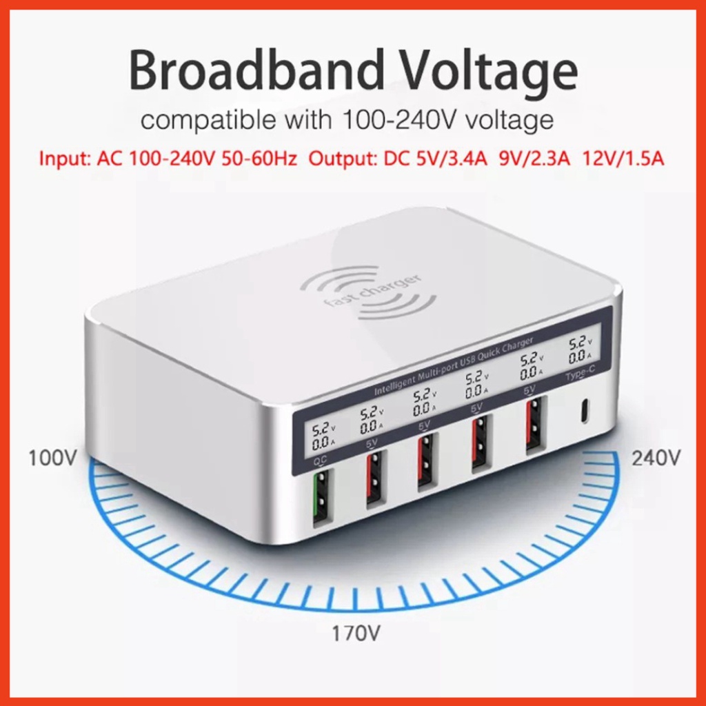 Sạc báo dòng 818F hỗ trợ sạc không dây