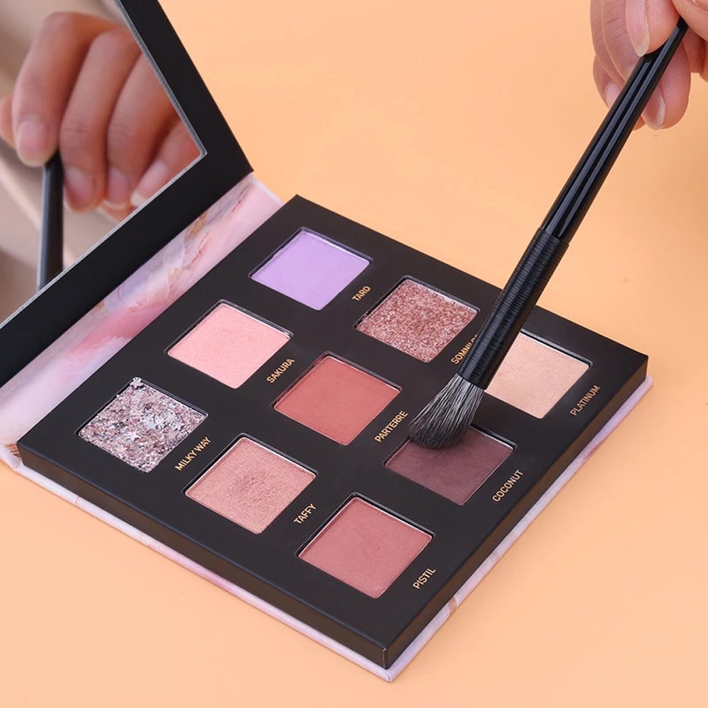 (Hàng Mới Về) Cọ Trang Điểm Tay Cầm Bằng Gỗ Thiết Kế Nhỏ Gọn Tiện Dụng Cho Nữ