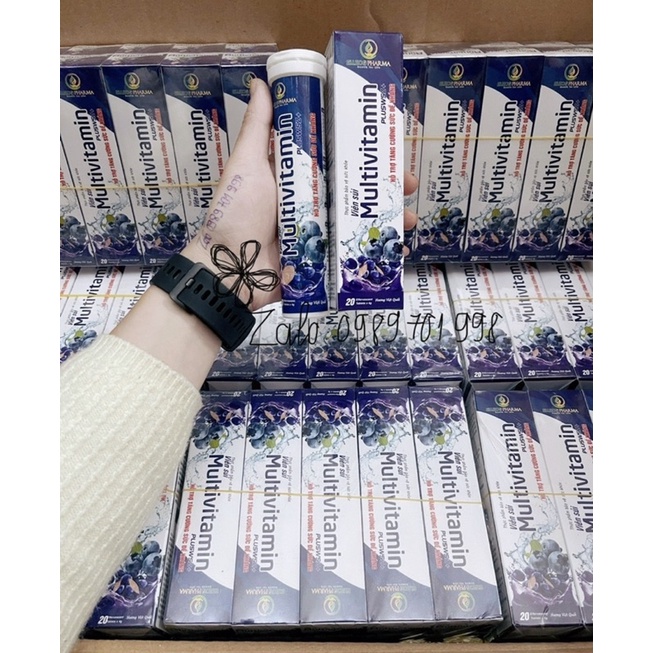 viên sủi tăng đề kháng hương vị kiwi độc đáo tuýp to xịn xò