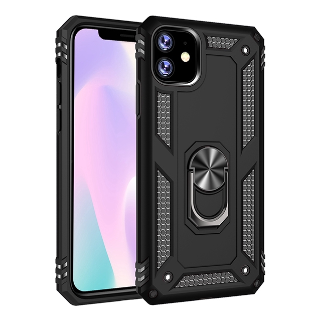 Google Pixel 4XL Google Pixel 4 Luxury Armor Shockproof Holder Magnetic Ring Stand Case Cover