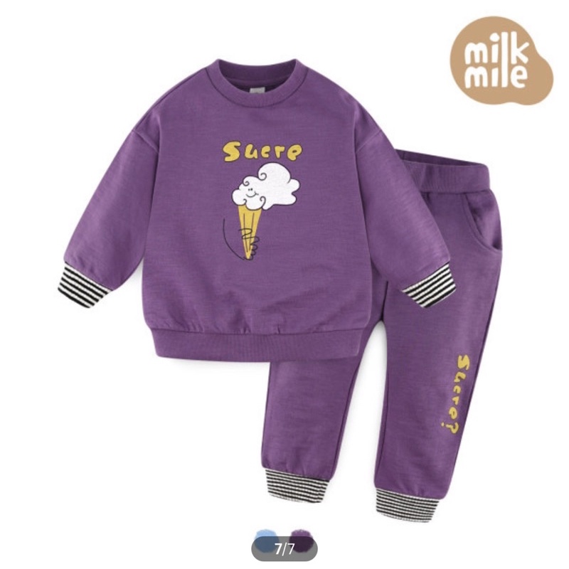 Bộ nỉ da cá Milkmile xuất Hàn