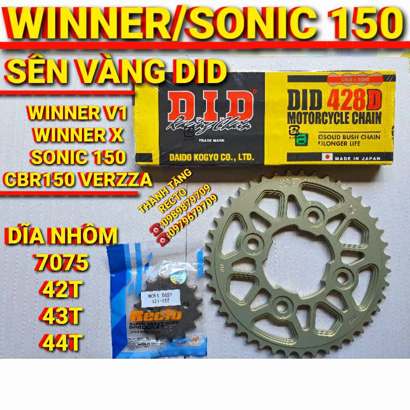 NHÔNG SÊN DĨA WINNER V1/WINNER X/SONIC 150/CBR150 VERZA