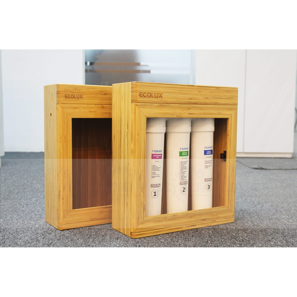 Máy Lọc Nước Nano Geyser Ecolux A - Nhập Khẩu Từ Liên Bang Nga, Kích Thước 35x40x15cm, Trắng