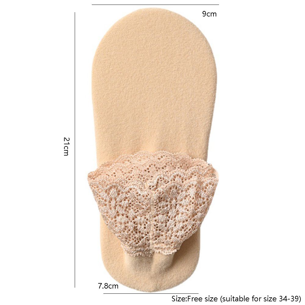 Vớ nhung phối ren dày dặn giữ ấm chống trượt MIHAN1