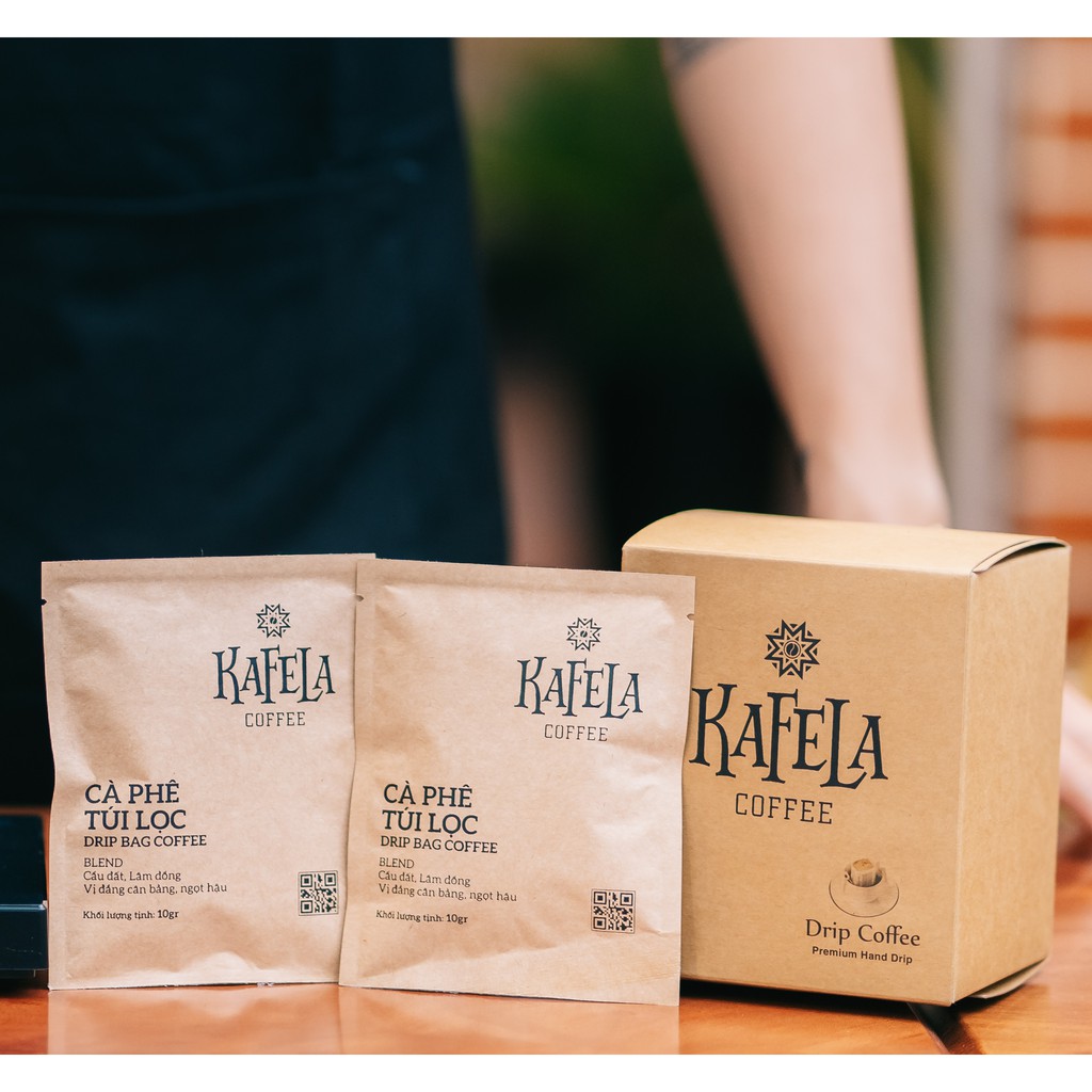 [100% Arabica] - Cà phê phin giấy túi lọc Kafela Drip Coffee | BigBuy360 - bigbuy360.vn