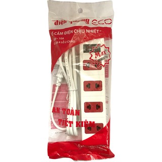 Ổ Cắm Điện Quang 42 ECO ( 4 Lỗ 2 Chấu )