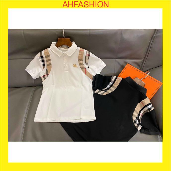 Áo thun nam có cổ tay ngắn polo cotton co dãn 4 chiều thêu kiểu BBR vải dày đẹp mẫu mới cao cấp AHFASHION | BigBuy360 - bigbuy360.vn