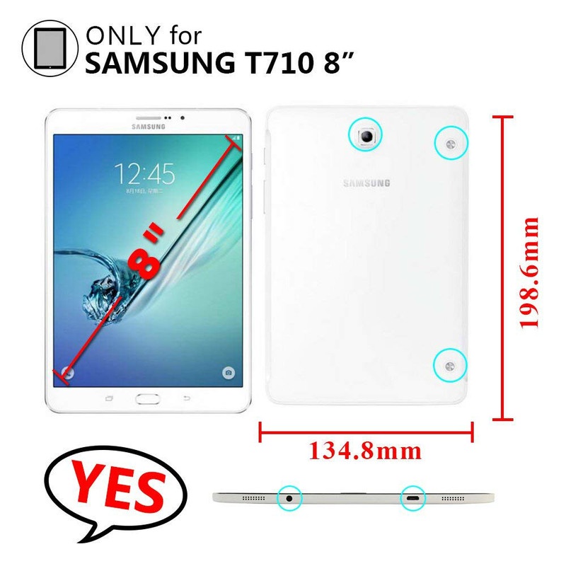 Ốp Bao Da Máy Tính Bảng Pu Có Giá Đỡ Xoay 360 Độ Cho Samsung Galaxy Tab S2 8.0inch Samsung Tab S2 8.0 SM T710 T715 T713