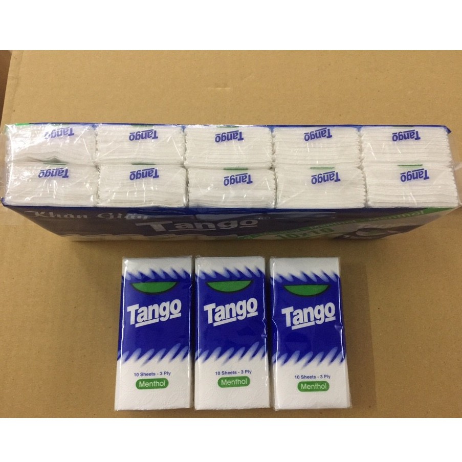 Khăn giấy bỏ túi Tango (10 gói)