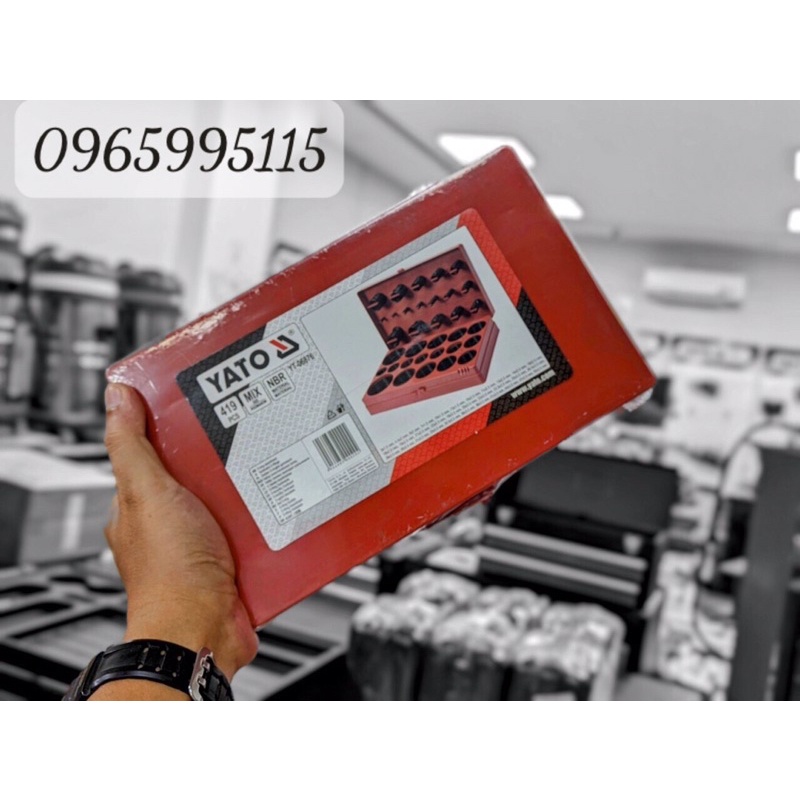 Bộ gioăng cao su tổng hợp 419 chi tiết  yato YT-06876