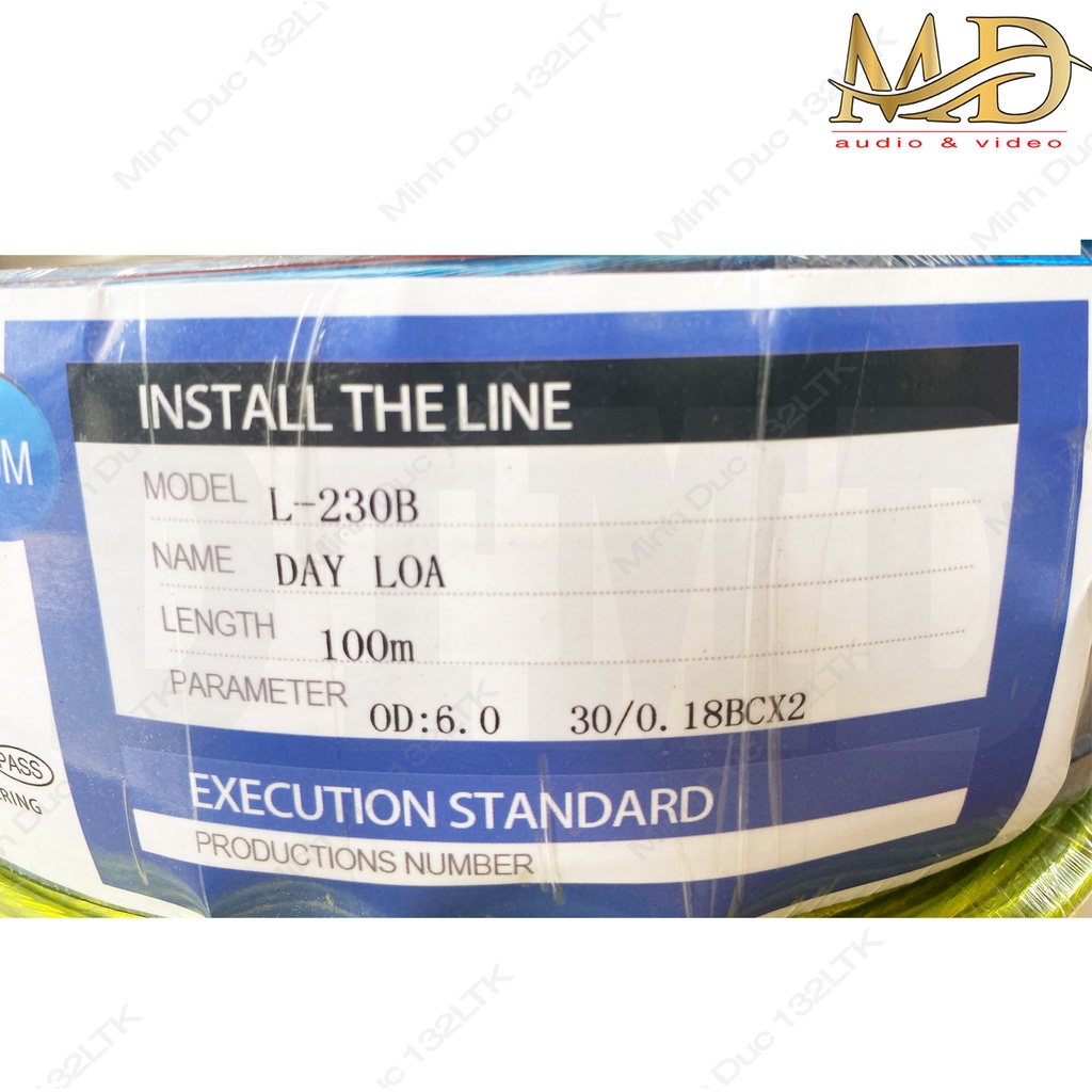 Speaker Cable - Dây Loa nhà yến 30 Tim - 100m - Dây loa đồng - Loại cao cấp