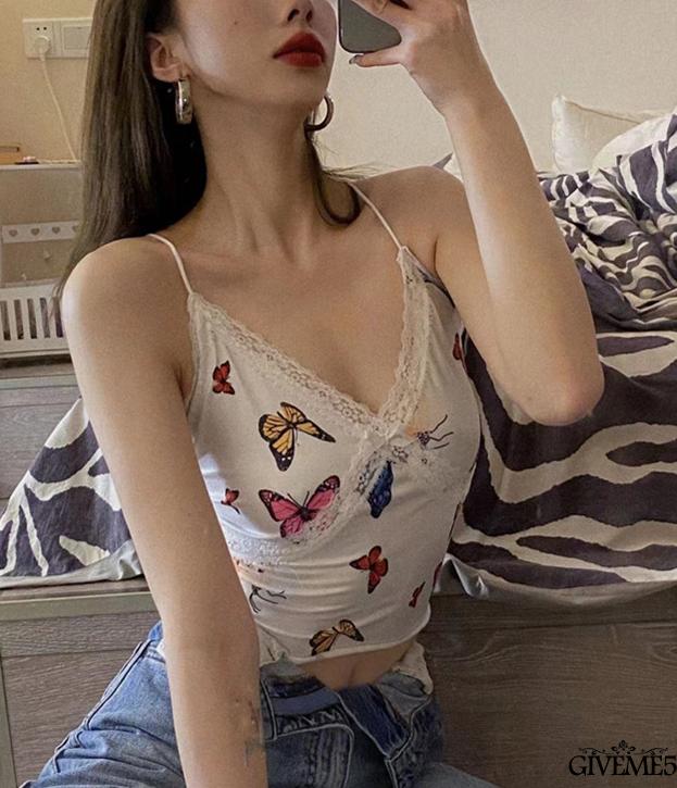 Áo Không Tay Cổ Chữ V Phối Ren Thời Trang Quyến Rũ Dành Cho Nữ