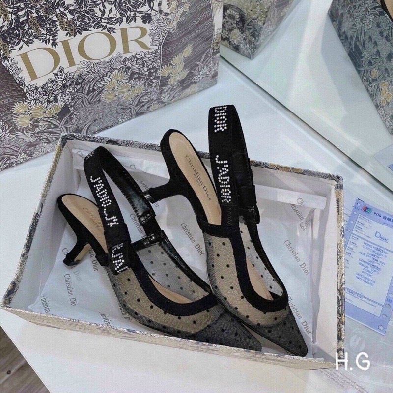 Giày cao gót, Guốc nữ vải gân 6p quai chữ fullbox, bill, túi giấy sz 35-38 quai chữ điệu