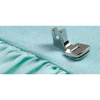Chân vịt dún được 2 lớp máy may gia đình đa chức năng.