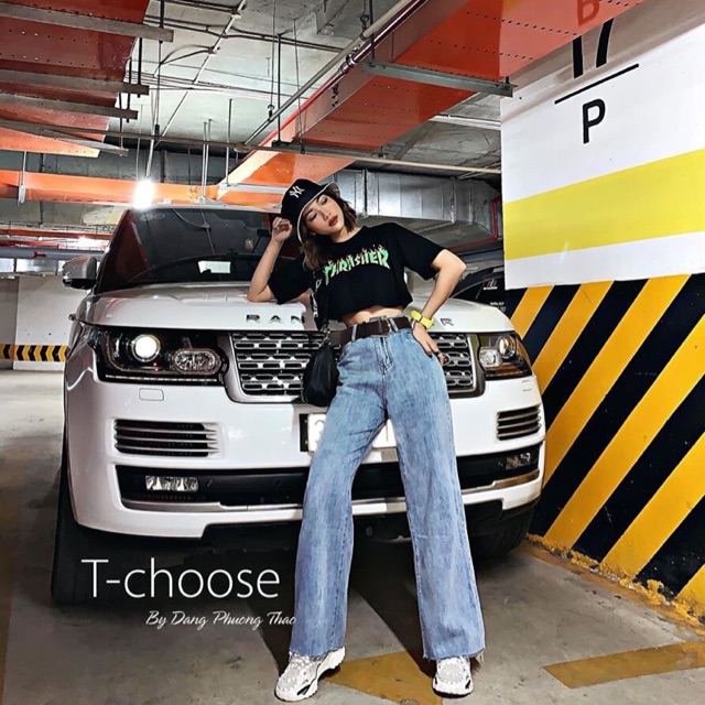 Quần jeans suông ulzzang