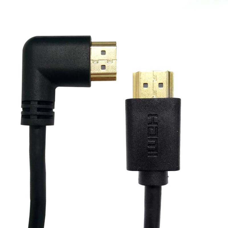 Dây cáp điều hợp HDMI 2.0 1080P 4K kiểu góc phải cho Xbox/HDTV/DVD