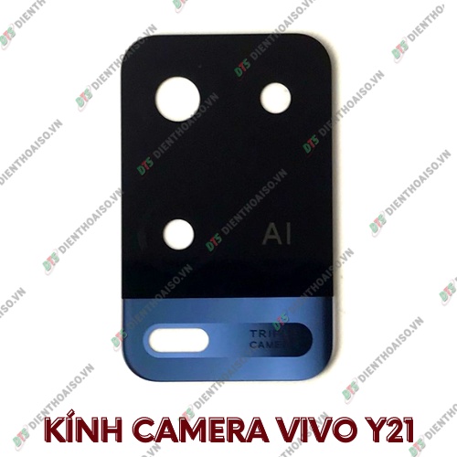 Mặt kính camera vivo y21 sẵn keo dán