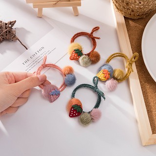 CH099 Cột tóc Strawberry handmade 4 màu