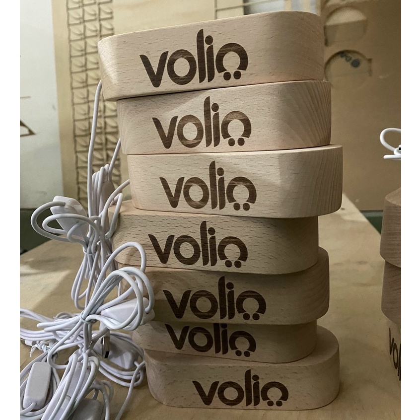 Đế Đèn LED 3D Thegioipuzzle chất lượng cao in khắc theo yêu cầu