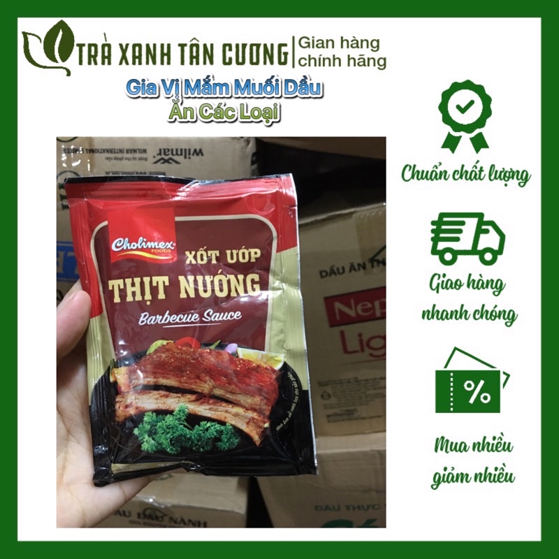 Xốt ướp thịt nướng gói 70g VÀ LỌ 200g