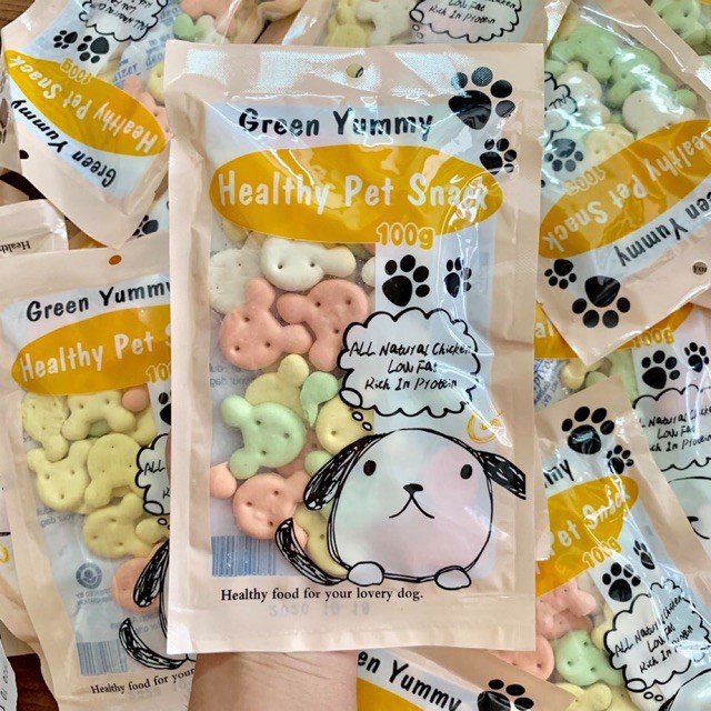Bánh viên thưởng cho chó 100 gram