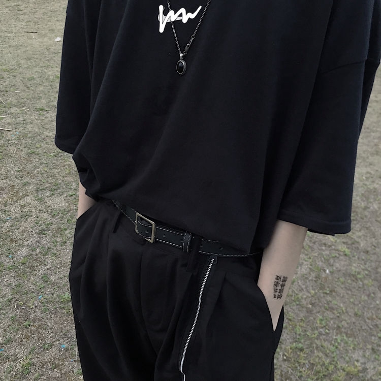 Dây nịt khóa vuông thời trang retro cho nam nữ