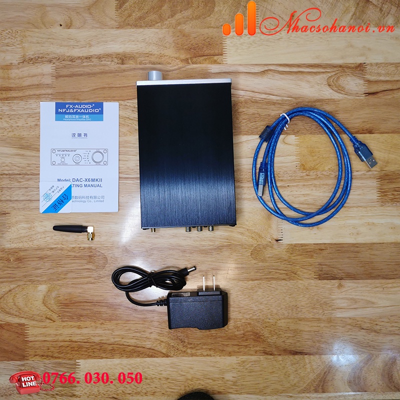 GIẢI MÃ DAC X6MKII - X6MK2 BẢN NÂNG CẤP ẤN TƯỢNG CỦA DAC X6, TẶNG DÂY QUANG, RẮC 6 LY RA 3.5, DÂY AV.
