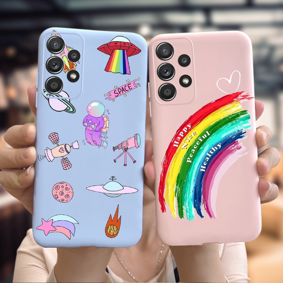 Ốp Điện Thoại Silicone Mềm Họa Tiết Hoa Thời Trang Cho Samsung Galaxy A13 SM-A135F Samsung A13 4G A 13 2022 6.6"