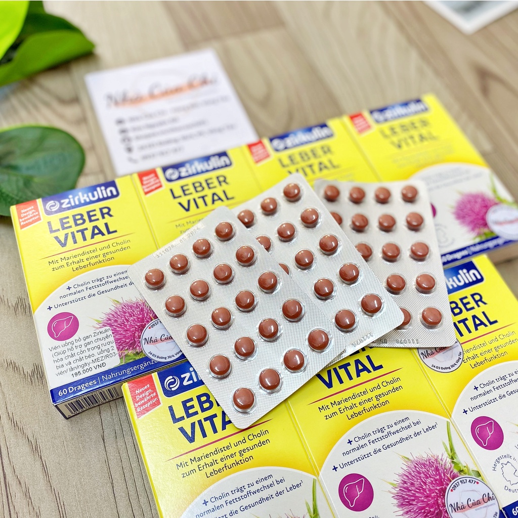 Hỗ trợgan - Zirkulin Leber Vital Mariendistel Dragees Đức