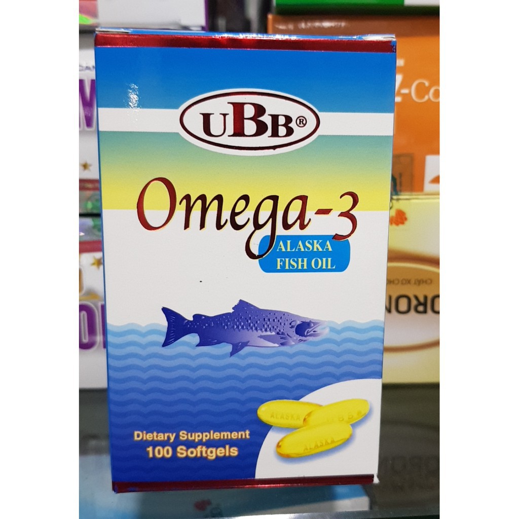 [CHÍNH HÃNG] UBB® Omega 3 Alaska Fish Oil: Bổ Sung Dầu Cá (100 viên)