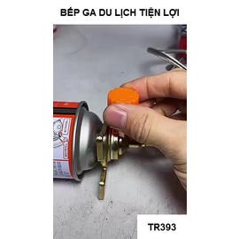 [KHÔNG DÂY] Bếp ga du lịch mini dã ngoại gấp gọn đa năng tiện lợi- TR393 ,có van điều chỉnh ga cao cấp