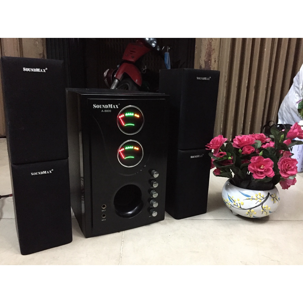 Loa Soundmax A8800 cao cấp 4.1 qua sử dụng, có màn hình đánh theo điệu nhạc