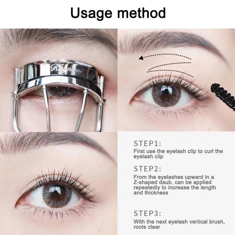 Mascara Đầu Cọ Siêu Mảnh Tự Nhiên Chống Nước Chống Mồ Hôi Không Lem Lâu Trôi