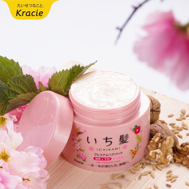 [Chính Hãng] Kem ủ tóc và da đầu Ichikami hũ 180g giúp phục hồi và dưỡng ẩm cho tóc | BigBuy360 - bigbuy360.vn