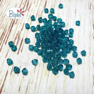 100 viên pha lê Tiệp màu xanh bluezircon