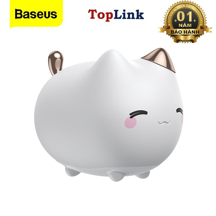 Đèn Ngủ Để Bàn Thông Minh Baseus Cảm Ứng Hình Thú Siêu Đẹp Dung Lượng Pin 1100mah - TopLink