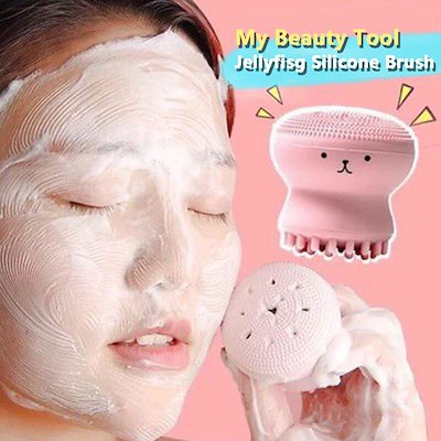 Cọ Rửa Mặt và Masagge Bạch Tuộc - Etude House My Beauty Tool Jellyfish Silicon hàng chuẩn